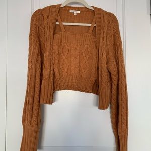 Two-piece sweater set